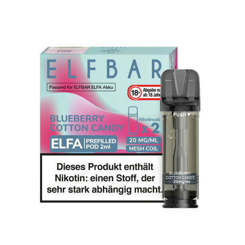 Elfbar Elfa Prefilled Pod Blueberry Cotton Candy