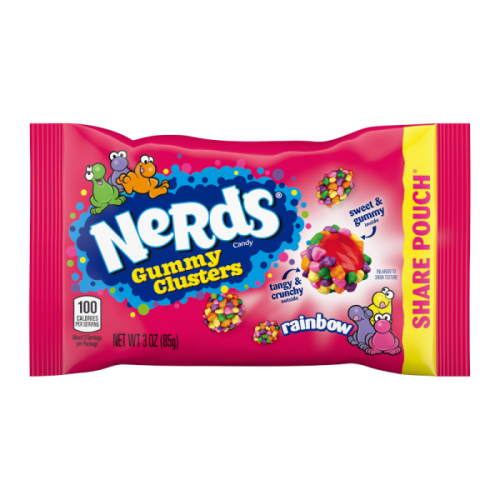 Nerds Gummy Clusters Rainbow Share Pouch